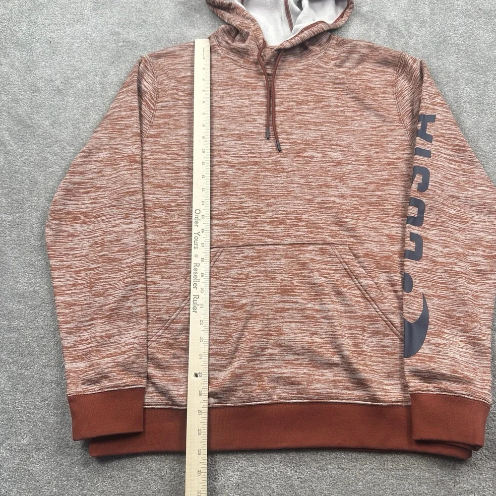 Costa Men's Hooded Tech Fleece Sweatshirt Size‎ M Lava Red